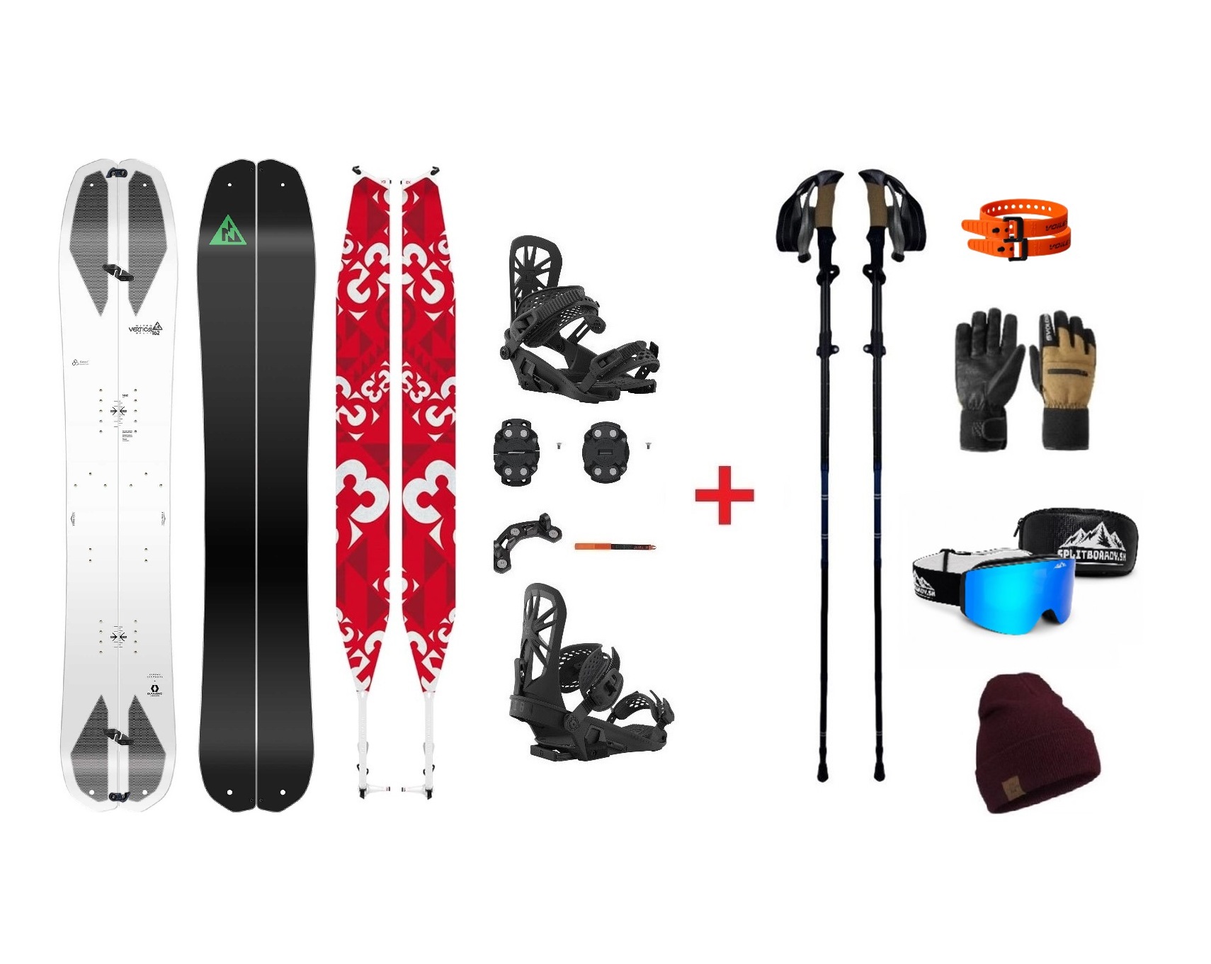 SET Splitboard Nitro Vertical 2026 + VÝBAVA