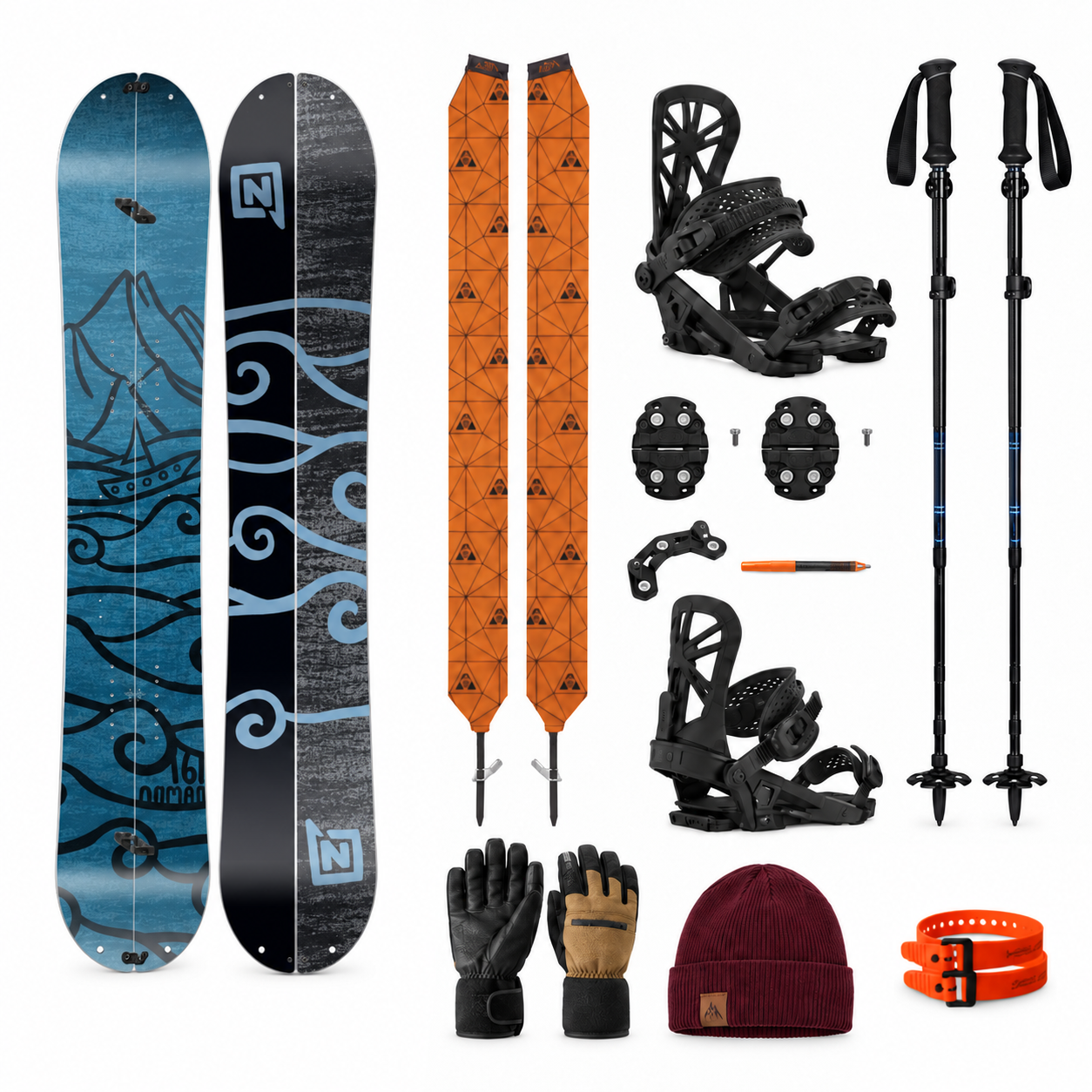 SET Splitboard Nitro Nomad + pásy + viazanie