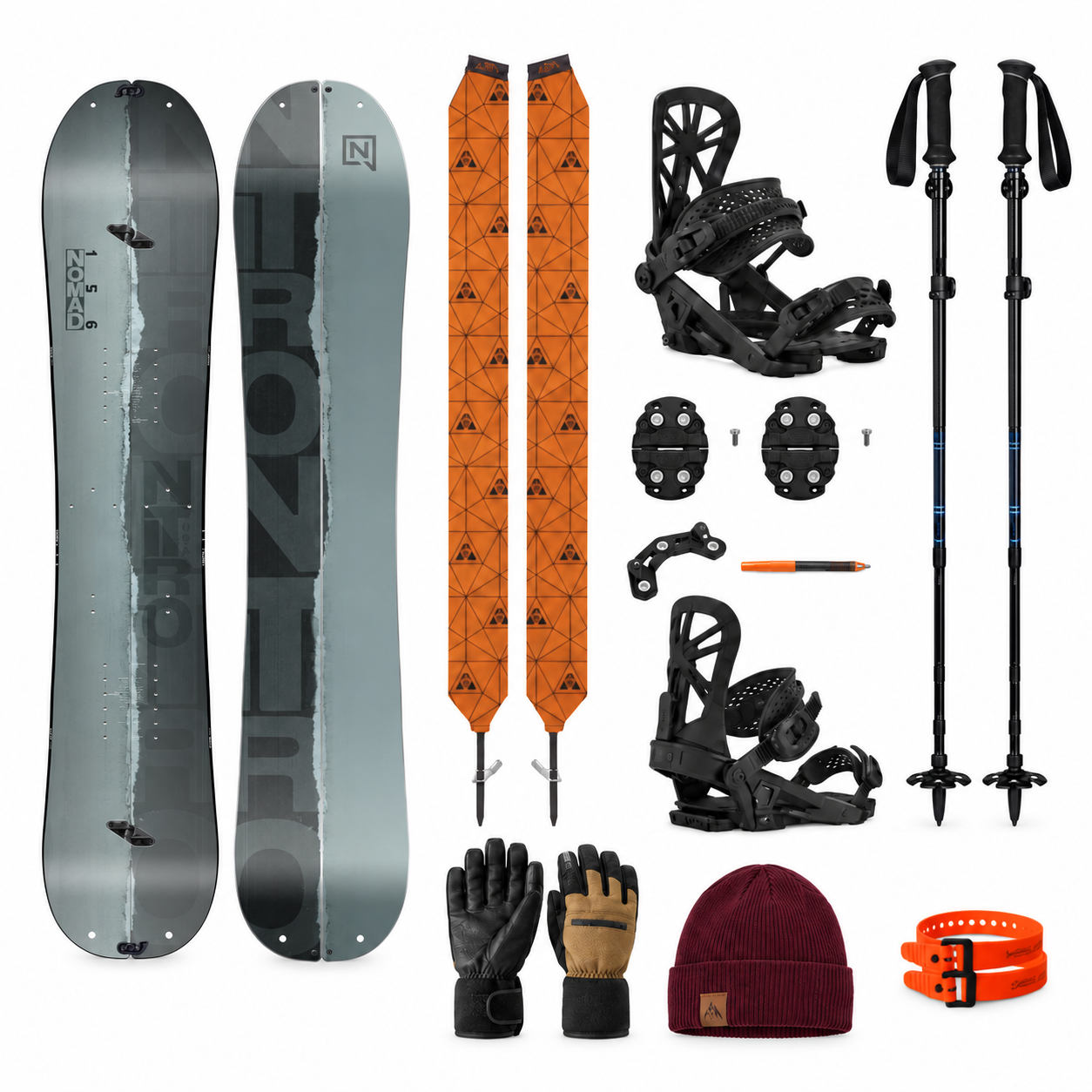SET Splitboard Nitro Nomad + VÝBAVA