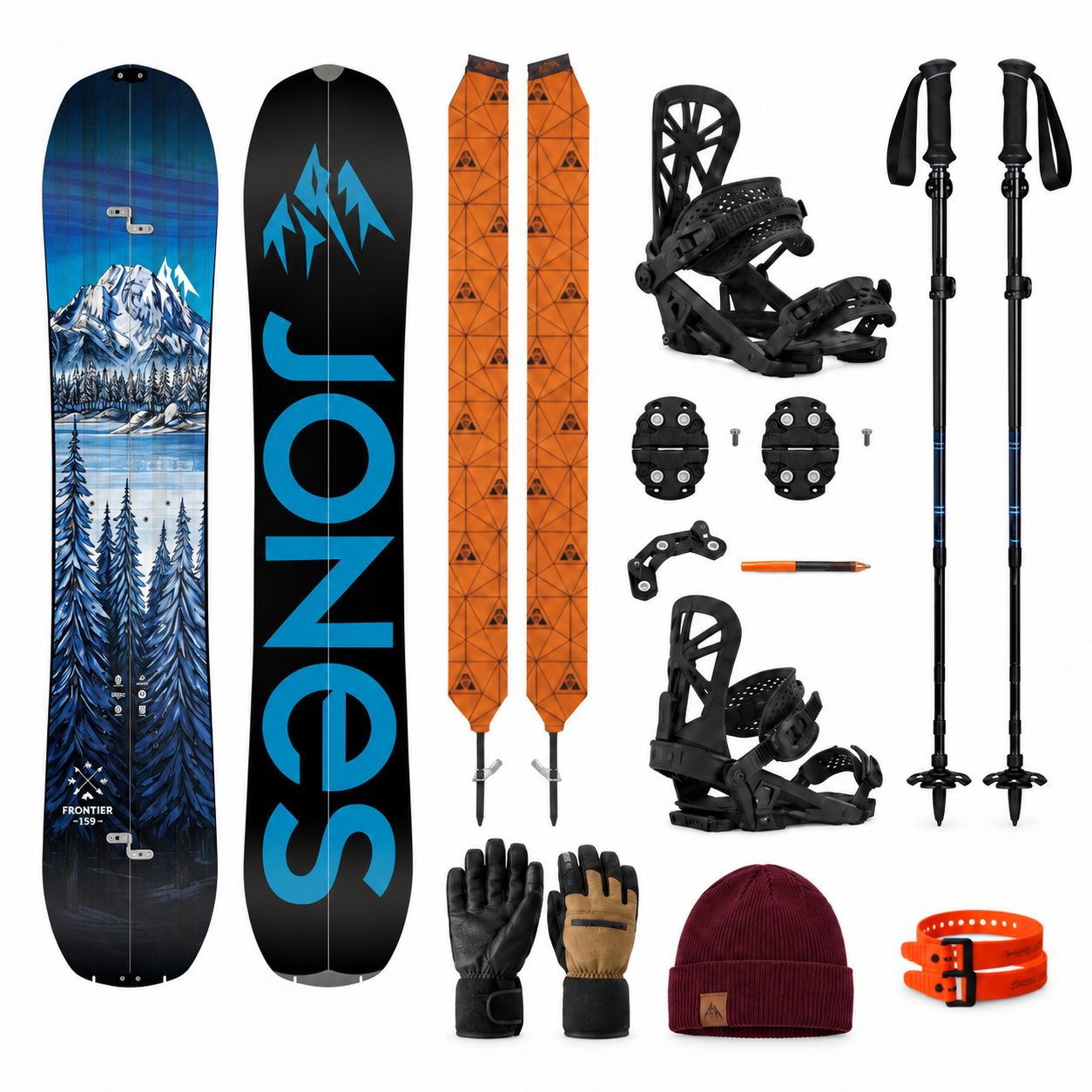 SET Splitboard Jones Frontier + VÝBAVA