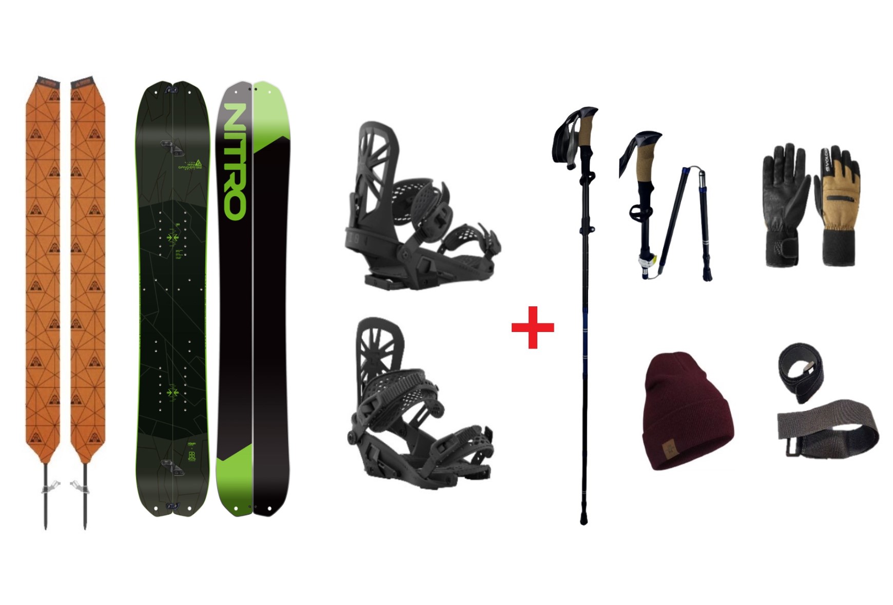 Detský SET Splitboard Nitro Miniganger + VÝBAVA