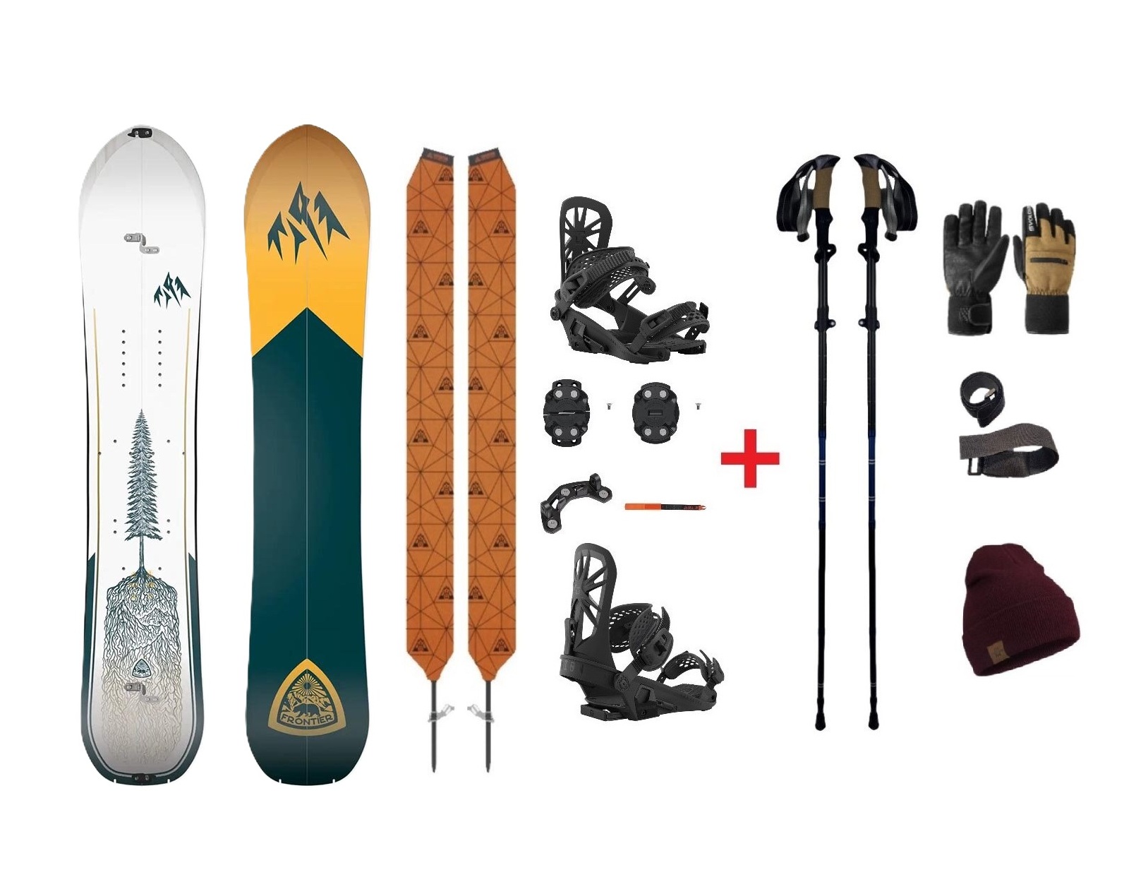 SET Splitboard JONES Frontier 2.0 2026 + VÝBAVA