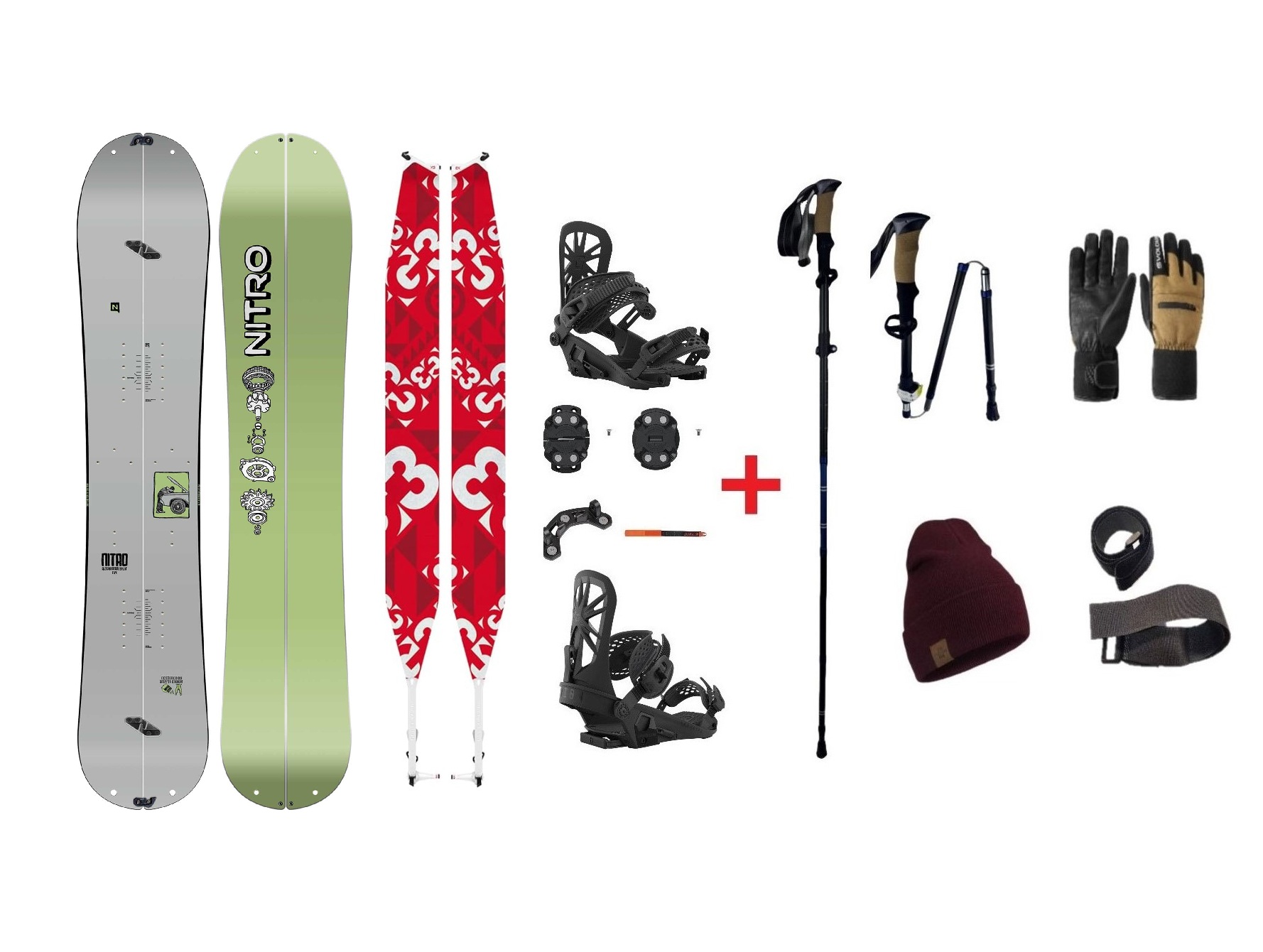 SET Splitboard Nitro Alternator 2026 + VÝBAVA