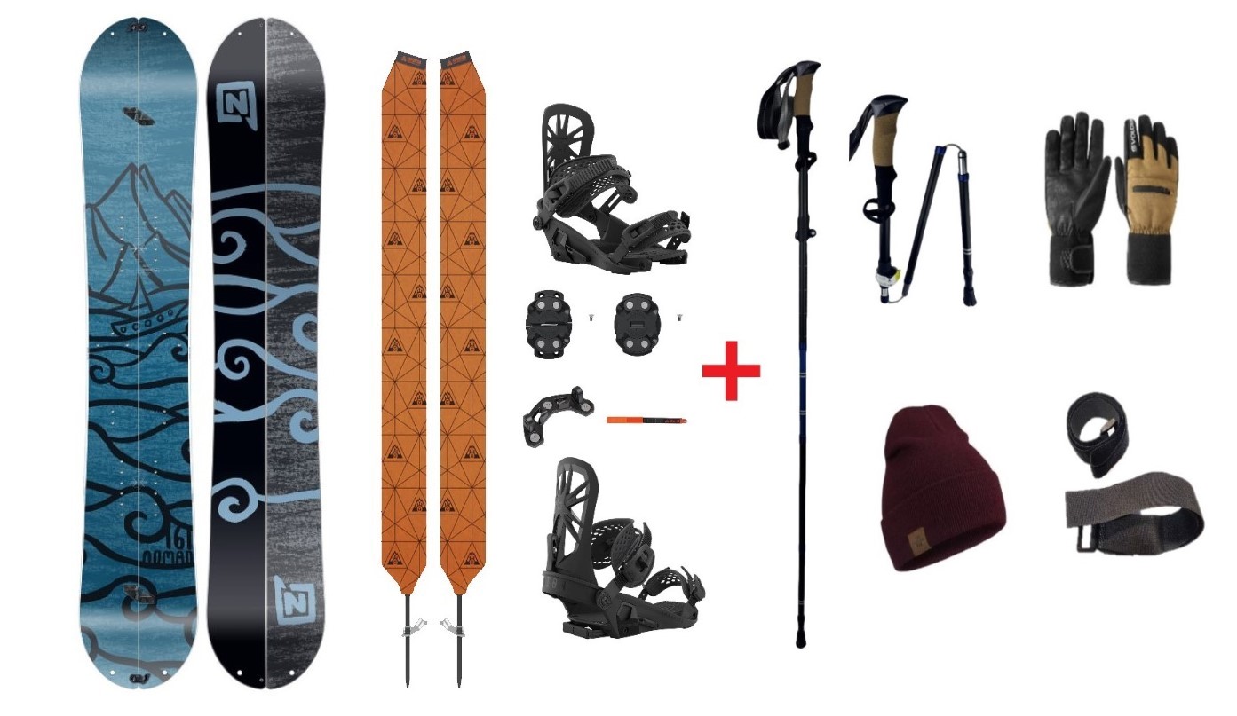 SET Splitboard Nitro Nomad + pásy + viazanie