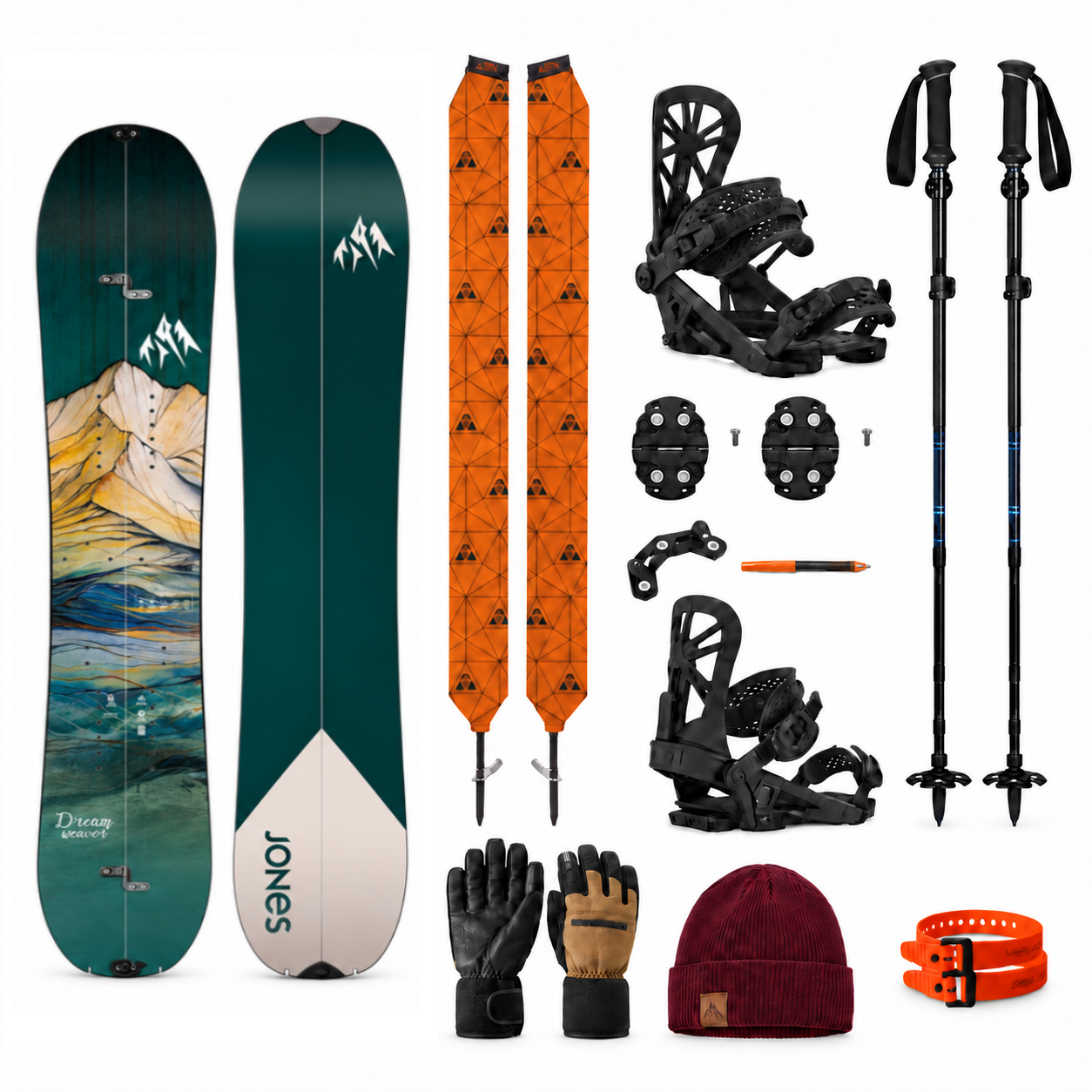 SET Splitboard Jones Dream Weaver + VÝBAVA