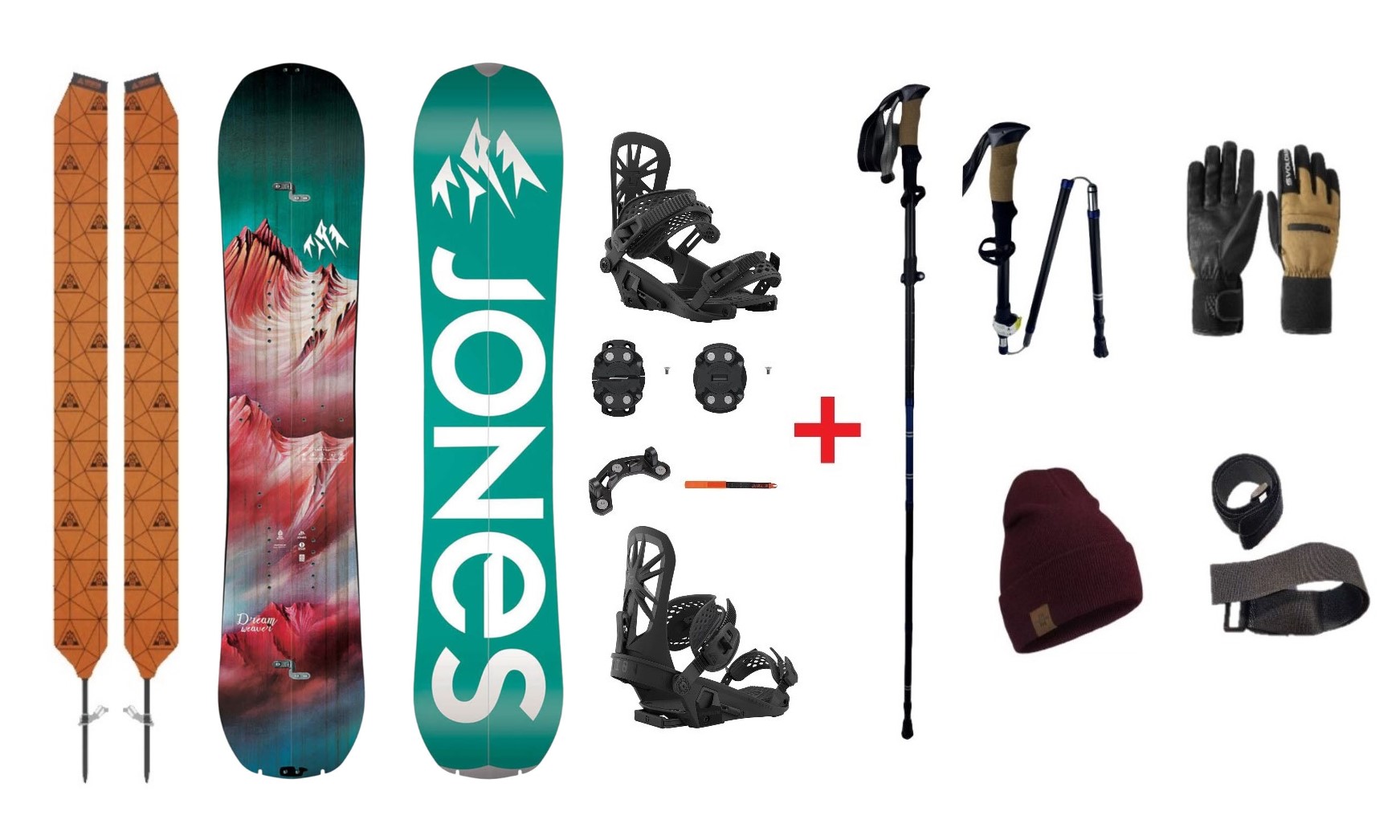 SET Splitboard Jones Dream Weaver + DARČEK