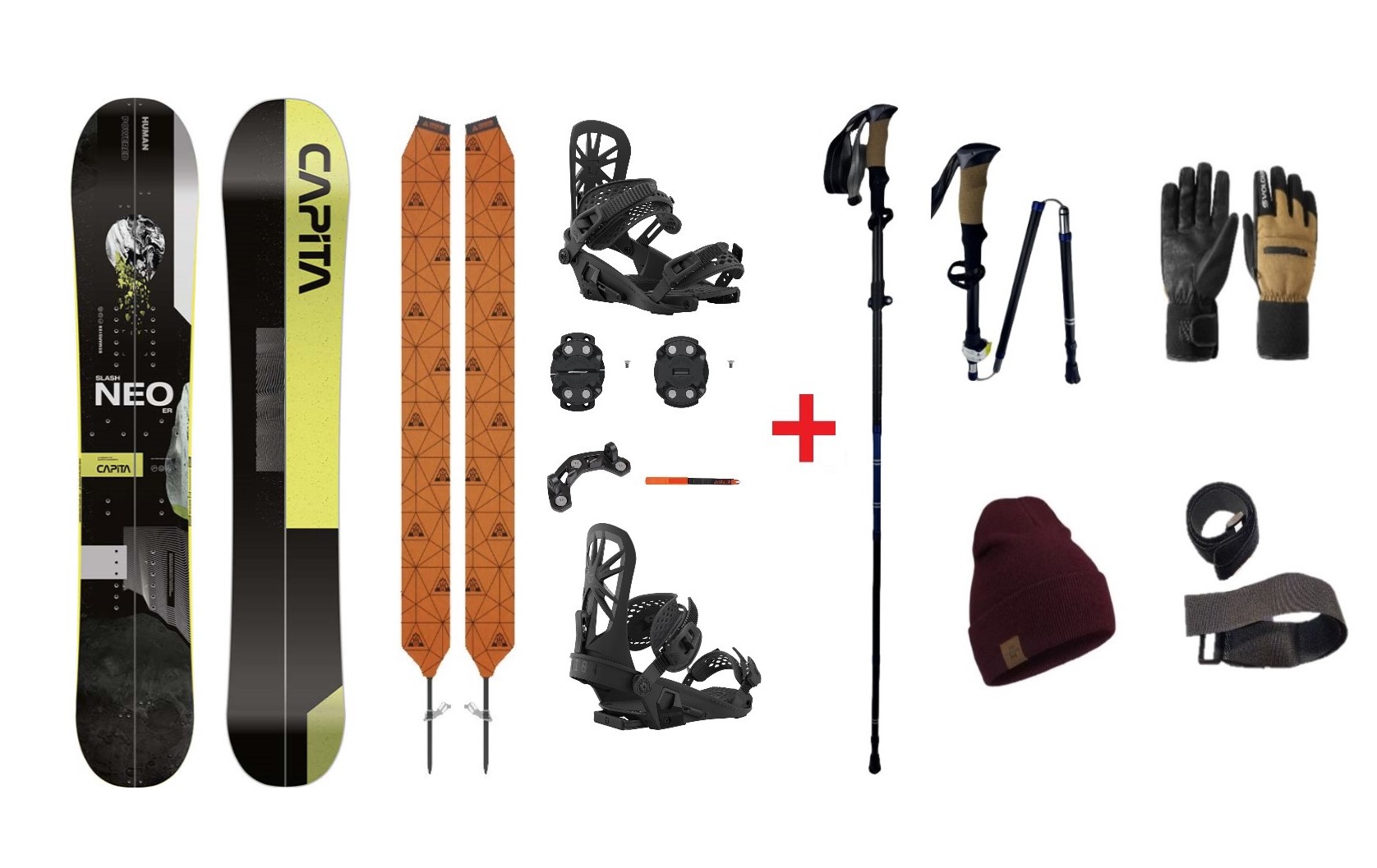 VÝPREDAJ SET splitboard CAPITA MARS1 + viazanie + pásy