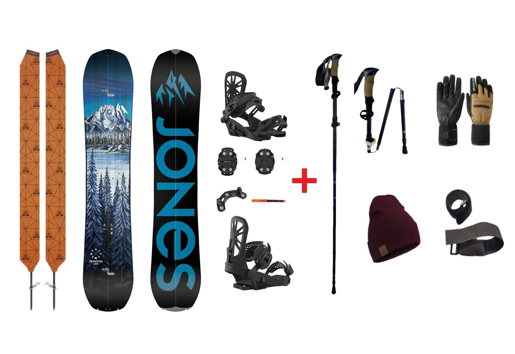 SET Splitboard JONES Frontier + DARČEK