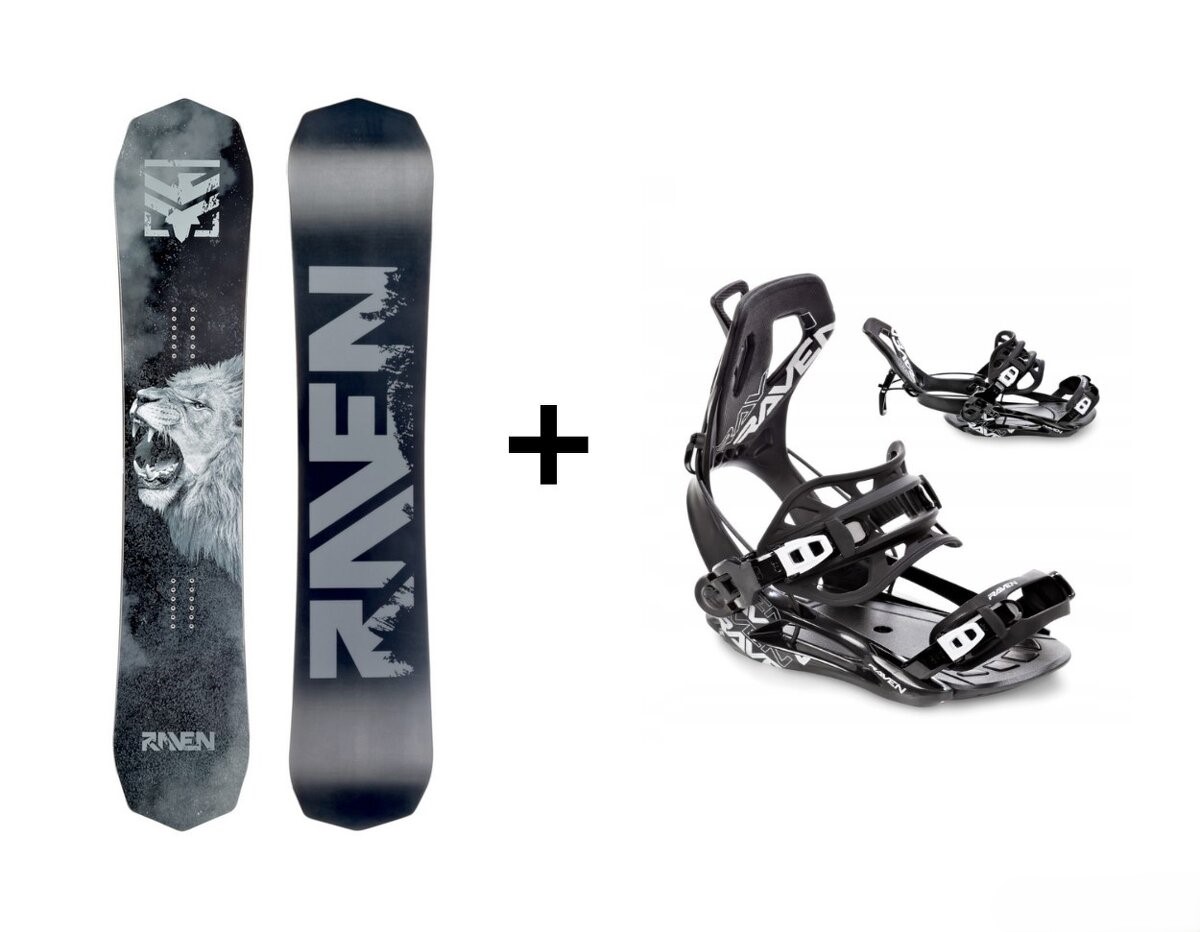 SET Snowboard - Raven Lion + viazanie FT360